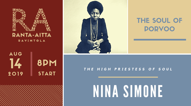 Nina Simone in Porvoo Aug 14th